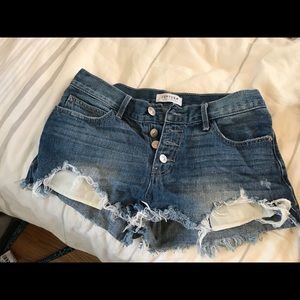 American eagle jean shorts